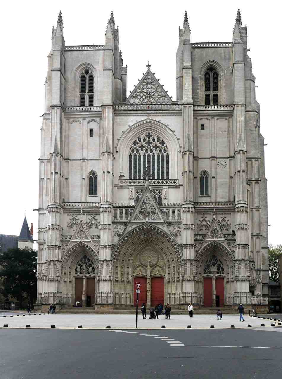 la cathédrale de nantes, cathédrale, france